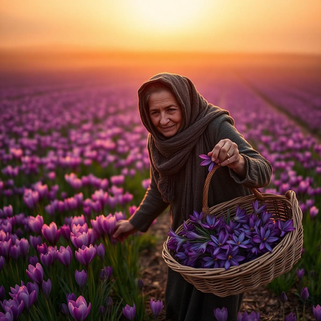 Saffron threads